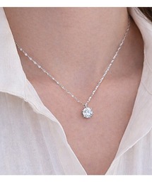 LAUTRE COTE | ジルコニアペンダントネックレス(ネックレス)