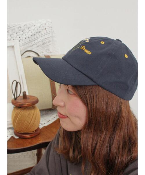 Samansa Mos2（サマンサ モスモス）の「【消臭効果】お花刺繍キャップ（ハット・レディース・ベージュ/ネイビー・F）」の10枚目の写真