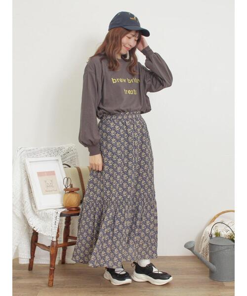 Samansa Mos2（サマンサ モスモス）の「【消臭効果】お花刺繍キャップ（ハット・レディース・ベージュ/ネイビー・F）」の11枚目の写真