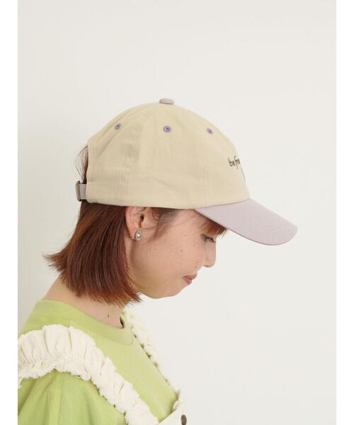 Samansa Mos2（サマンサ モスモス）の「【消臭効果】お花刺繍キャップ（ハット・レディース・ベージュ/ネイビー・F）」の13枚目の写真