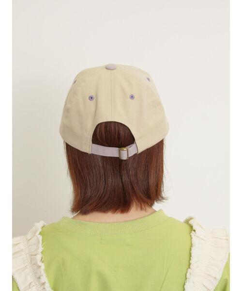 Samansa Mos2（サマンサ モスモス）の「【消臭効果】お花刺繍キャップ（ハット・レディース・ベージュ/ネイビー・F）」の14枚目の写真
