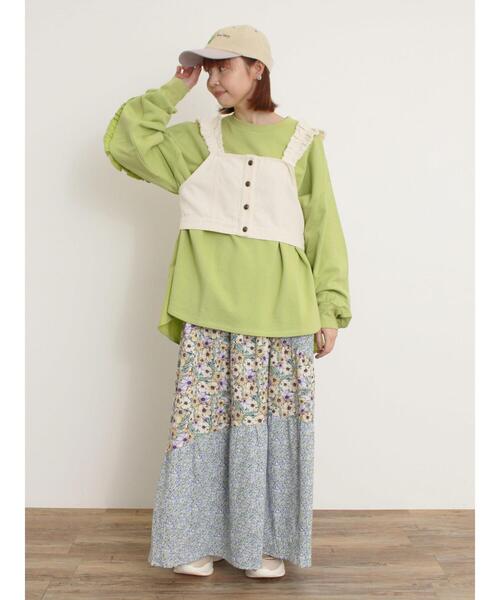 Samansa Mos2（サマンサ モスモス）の「【消臭効果】お花刺繍キャップ（ハット・レディース・ベージュ/ネイビー・F）」の16枚目の写真