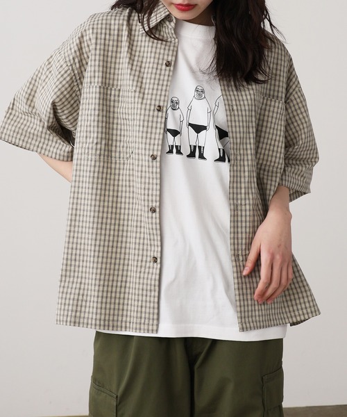 ROOPTOKYO(ループトウキョウ)の「背比べファミリーT(adult) 半袖Tシャツ 秋物 秋服 2026年秋冬(Tシャツ/カットソー・レディース・ブラック/ホワイト・XL/L/M)」の15枚目の写真