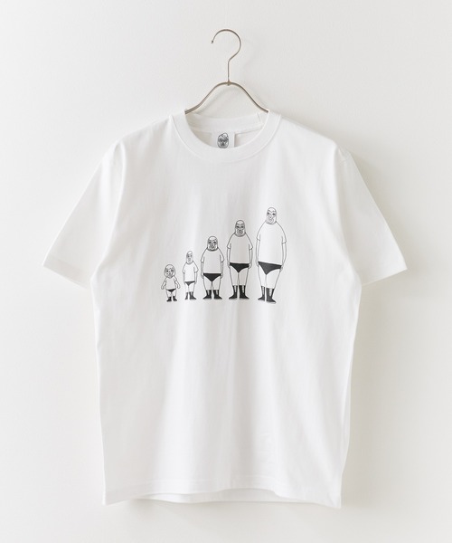 ROOPTOKYO(ループトウキョウ)の「背比べファミリーT(adult) 半袖Tシャツ 秋物 秋服 2026年秋冬(Tシャツ/カットソー・レディース・ブラック/ホワイト・XL/L/M)」の16枚目の写真