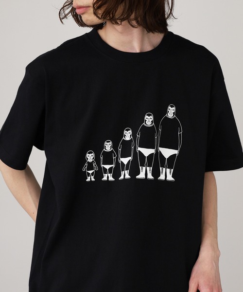 ROOPTOKYO(ループトウキョウ)の「背比べファミリーT(adult) 半袖Tシャツ 秋物 秋服 2026年秋冬(Tシャツ/カットソー・レディース・ブラック/ホワイト・XL/L/M)」の19枚目の写真
