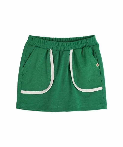 moimoln（モイモルン）の「【セットアップ】プレッツェルノースリーブ・&スカート（Tシャツ/カットソー・キッズ・グリーン・100cm/110cm/120cm/130cm/140cm）」の3枚目の写真