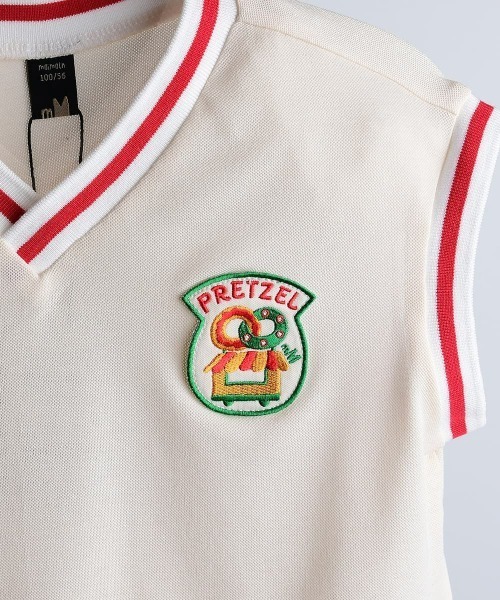 moimoln（モイモルン）の「【セットアップ】プレッツェルノースリーブ・&スカート（Tシャツ/カットソー・キッズ・グリーン・100cm/110cm/120cm/130cm/140cm）」の5枚目の写真