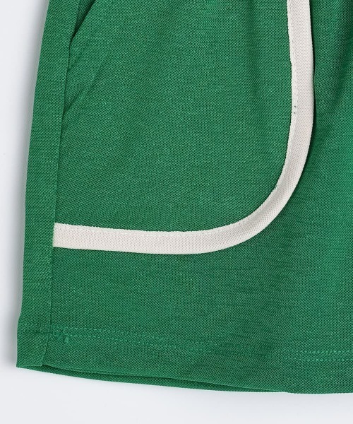 moimoln（モイモルン）の「【セットアップ】プレッツェルノースリーブ・&スカート（Tシャツ/カットソー・キッズ・グリーン・100cm/110cm/120cm/130cm/140cm）」の8枚目の写真