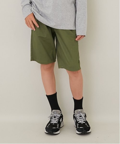 GLAZOS(グラソス)の「【大人向けサイズあり】綿ポリストレッチツイル・アクティブハーフパンツ(その他パンツ・キッズ・ベージュ/ブラック/ブルー/カーキ・LL/L/M/S)」の3枚目の写真