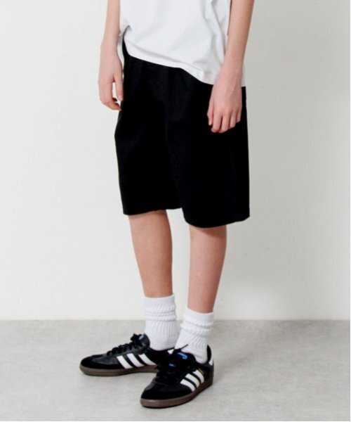 GLAZOS(グラソス)の「【大人向けサイズあり】綿ポリストレッチツイル・アクティブハーフパンツ(その他パンツ・キッズ・ベージュ/ブラック/ブルー/カーキ・LL/L/M/S)」の1枚目の写真