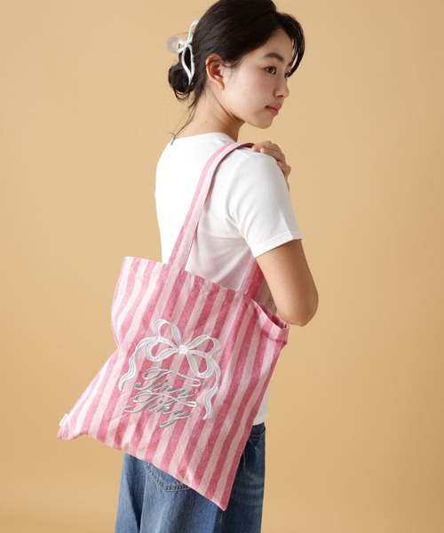 Vaundyロゴトートバッグ　black×pink 商品詳細ページ | Vaundy ONLINE STORE | Logo Tote bag [Black