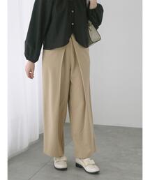 Te chichi TERRASSE | フロントタックパンツ《2025spring catalog item》(その他パンツ)