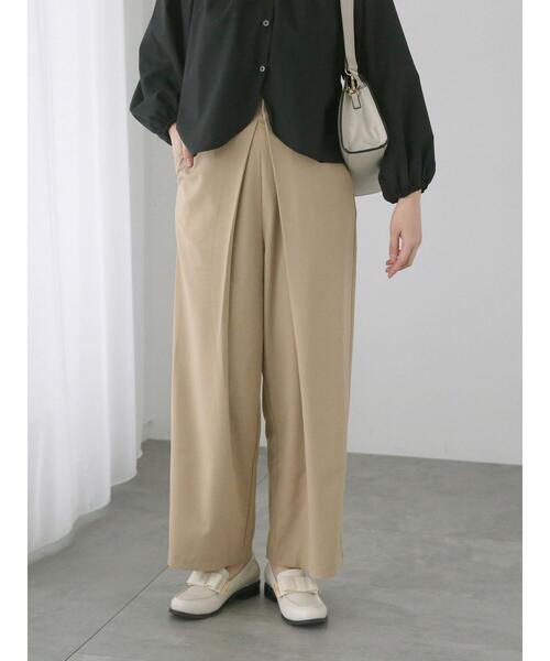 Te chichi TERRASSE（テチチテラス）の「フロントタックパンツ《2025spring catalog item》（その他パンツ・レディース・チャコールグレー/オフホワイト/ベージュ・F）」の16枚目の写真