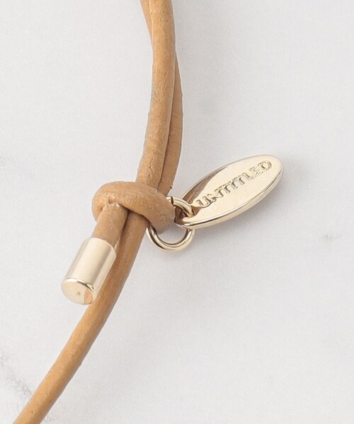 UNTITLED（アンタイトル）の「グラストップネックレス（ネックレス・レディース・シルバー/ゴールド・99）」の10枚目の写真