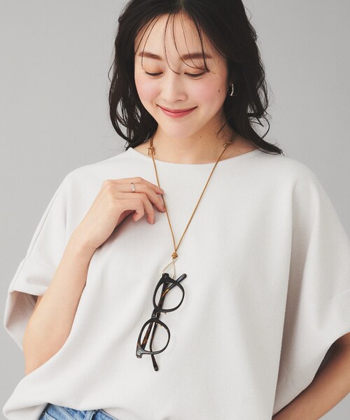 UNTITLED（アンタイトル）の「グラストップネックレス（ネックレス・レディース・シルバー/ゴールド・99）」の6枚目の写真
