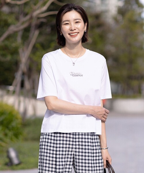 綿Tシャツ５枚セット　170cm （J.PRESS ４枚、１枚） セール】【洗える】ロゴ Tシャツ（Tシャツ/カットソー）｜J.PRESS