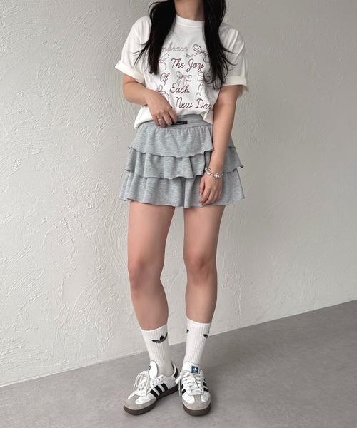 apres jour mignon(アプレジュールミニョン)の「アソートプリントT【ZOZOTOWN限定アイテム】(Tシャツ/カットソー・レディース・ホワイト系その他/ホワイト系その他3/ブラック/オフホワイト/ホワイト系その他4/ホワイト系その他2/ブラック系その他・フリー/X-LARGE)」の20枚目の写真