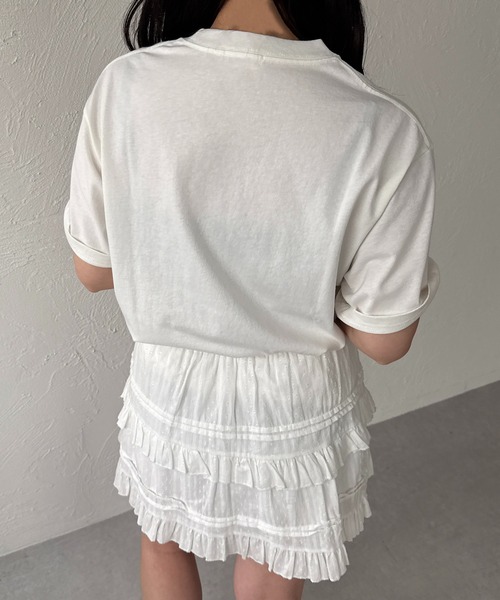 apres jour mignon(アプレジュールミニョン)の「アソートプリントT【ZOZOTOWN限定アイテム】(Tシャツ/カットソー・レディース・ホワイト系その他/ホワイト系その他3/ブラック/オフホワイト/ホワイト系その他4/ホワイト系その他2/ブラック系その他・フリー/X-LARGE)」の22枚目の写真