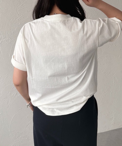 apres jour mignon(アプレジュールミニョン)の「アソートプリントT【ZOZOTOWN限定アイテム】(Tシャツ/カットソー・レディース・ホワイト系その他/ホワイト系その他3/ブラック/オフホワイト/ホワイト系その他4/ホワイト系その他2/ブラック系その他・フリー/X-LARGE)」の14枚目の写真