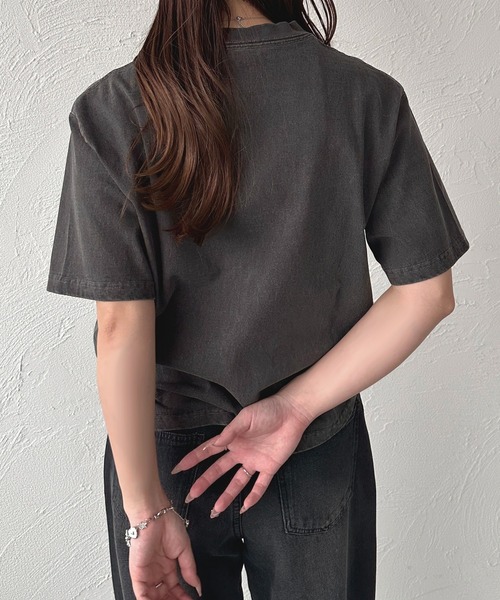 apres jour mignon(アプレジュールミニョン)の「アソートプリントT【ZOZOTOWN限定アイテム】(Tシャツ/カットソー・レディース・ホワイト系その他/ホワイト系その他3/ブラック/オフホワイト/ホワイト系その他4/ホワイト系その他2/ブラック系その他・フリー/X-LARGE)」の8枚目の写真