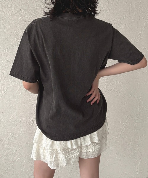 apres jour mignon(アプレジュールミニョン)の「アソートプリントT【ZOZOTOWN限定アイテム】(Tシャツ/カットソー・レディース・ホワイト系その他/ホワイト系その他3/ブラック/オフホワイト/ホワイト系その他4/ホワイト系その他2/ブラック系その他・フリー/X-LARGE)」の10枚目の写真