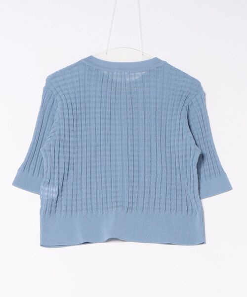 haupia（ハウピア）の「colorfulな空気のニット【カーディガン】（カーディガン/ボレロ・レディース・オフホワイト/ネイビー/ラベンダー/サックスブルー/カーキブラウン・MEDIUM）」の22枚目の写真