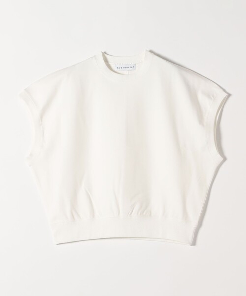 quaranciel(カランシエル)の「〈洗濯機可能〉ライト ポンチ コンパクト フレンチスリーブ TEE(Tシャツ/カットソー・レディース・ライトグレー/オフホワイト/カーキ・ONE SIZE)」の14枚目の写真