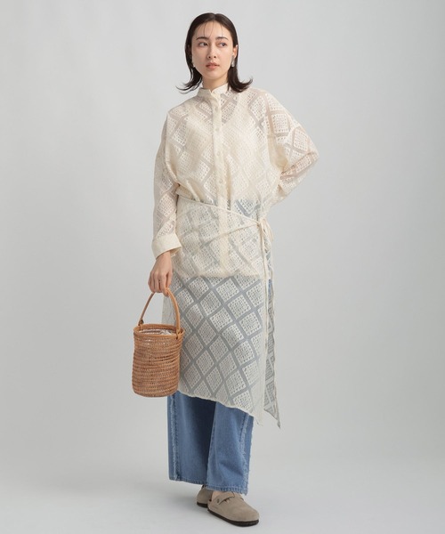 美品＊GEORGE’S レース2WAYシャツ セール】レース2WAYシャツ（シャツ/ブラウス）｜GEORGE'S