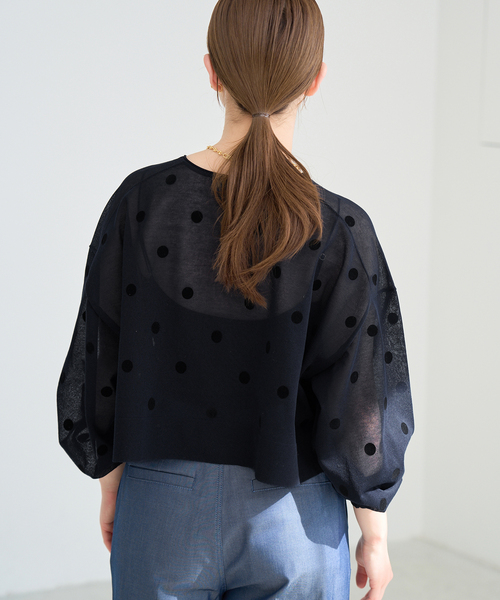 週末価格〜IENA FILMY ドット カーディガン IENA（イエナ）の「《追加》FILMY ドット カーディガン（カーディガン