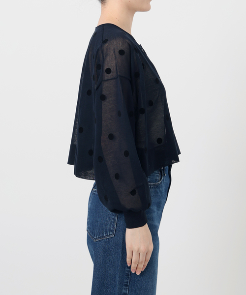IENA（イエナ）の「《追加》FILMY ドット カーディガン（カーディガン