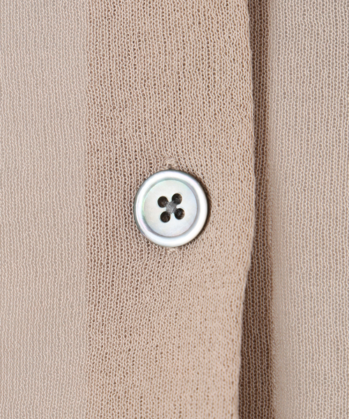 iena イエナ FILMYドットカーディガン ベージュ 未使用 IENA（イエナ）の「《追加》FILMY ドット カーディガン（カーディガン
