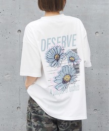 カラフルフラワーBIGTシャツ