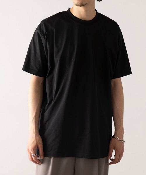 TRUSS(トラス)の「吸汗速乾! UVカット!【TRUSS】コットンライク ドライTシャツ リサイクルポリ50% ジム フィットネス ゴルフ CLD-923(Tシャツ/カットソー・メンズ・ネイビー/ホワイト/ブラック・XL/L/M/S/XXL)」の6枚目の写真