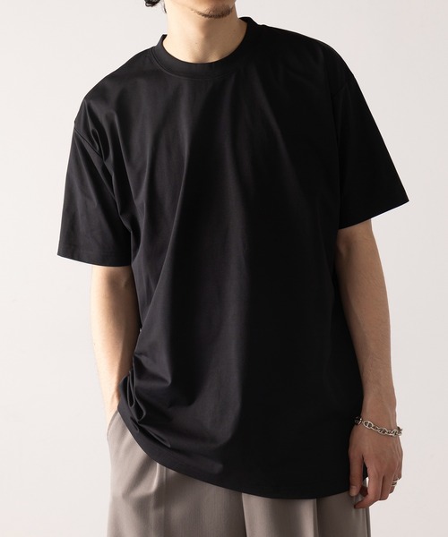 TRUSS(トラス)の「吸汗速乾! UVカット!【TRUSS】コットンライク ドライTシャツ リサイクルポリ50% ジム フィットネス ゴルフ CLD-923(Tシャツ/カットソー・メンズ・ネイビー/ホワイト/ブラック・XL/L/M/S/XXL)」の7枚目の写真