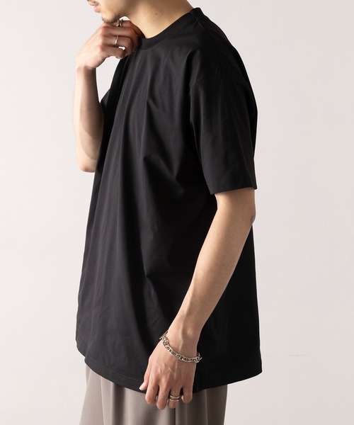 TRUSS(トラス)の「吸汗速乾! UVカット!【TRUSS】コットンライク ドライTシャツ リサイクルポリ50% ジム フィットネス ゴルフ CLD-923(Tシャツ/カットソー・メンズ・ネイビー/ホワイト/ブラック・XL/L/M/S/XXL)」の8枚目の写真