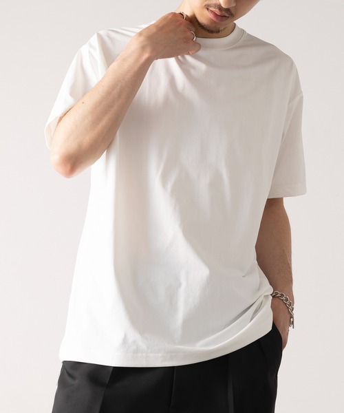 TRUSS(トラス)の「吸汗速乾! UVカット!【TRUSS】コットンライク ドライTシャツ リサイクルポリ50% ジム フィットネス ゴルフ CLD-923(Tシャツ/カットソー・メンズ・ネイビー/ホワイト/ブラック・XL/L/M/S/XXL)」の16枚目の写真