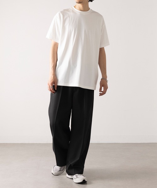 TRUSS(トラス)の「吸汗速乾! UVカット!【TRUSS】コットンライク ドライTシャツ リサイクルポリ50% ジム フィットネス ゴルフ CLD-923(Tシャツ/カットソー・メンズ・ネイビー/ホワイト/ブラック・XL/L/M/S/XXL)」の19枚目の写真