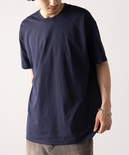 TRUSS(トラス)の「吸汗速乾! UVカット!【TRUSS】コットンライク ドライTシャツ リサイクルポリ50% ジム フィットネス ゴルフ CLD-923(Tシャツ/カットソー・メンズ・ネイビー/ホワイト/ブラック・XL/L/M/S/XXL)」の13枚目の写真