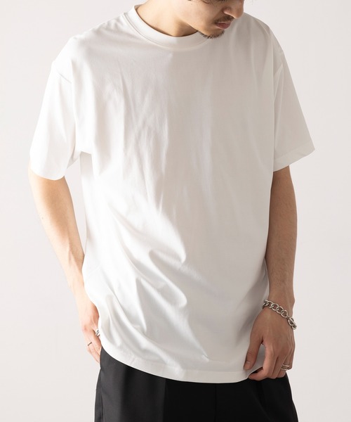 TRUSS(トラス)の「吸汗速乾! UVカット!【TRUSS】コットンライク ドライTシャツ リサイクルポリ50% ジム フィットネス ゴルフ CLD-923(Tシャツ/カットソー・メンズ・ネイビー/ホワイト/ブラック・XL/L/M/S/XXL)」の21枚目の写真