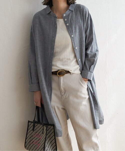 LBC（エルビーシー）の「リネン混3WAYワンピース（ワンピース・レディース・ブルー/ダークネイビー/ベージュ・M/L）」の6枚目の写真