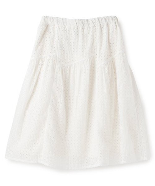 pom ponette junior(ポンポネットジュニア)の「【AMI】アイレットレースティアードスカート(スカート・キッズ・ブラック/オフホワイト・M:150cm/L:160cm)」の13枚目の写真