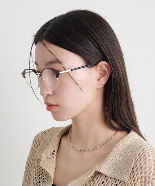 フランス製品 Lafont OREZZA ハーフリムメガネ セール価格]Zoff meets LISA LARSON MADE IN JAPAN series