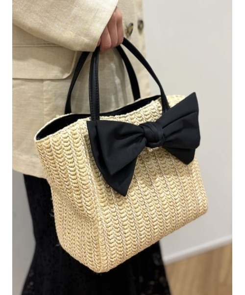 ビッグリボンかごバッグ（トートバッグ）｜Samantha Thavasa Petit