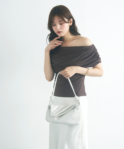 Olu.(オルドット)の「フラップデザインハンドバッグ(ハンドバッグ・レディース・アイボリー/シルバー/ミント/ピンク・FREE)」の7枚目の写真