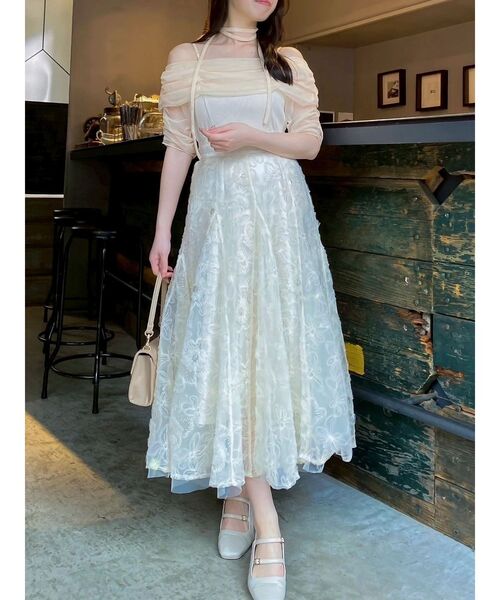 【全3色】オフショルダーカットソー　ベージュ スカイブルー ブラック【250627top1】( lam )(250626) nanamica ONLINE STORE│