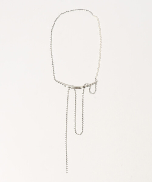 COMME CA（コムサ）の「マルチWAYボールチェーン ネックレス（ネックレス・レディース・ホワイト×シルバー・FREE）」の3枚目の写真