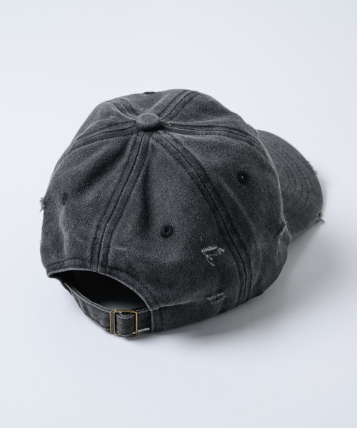 17HR（セブンティーンアワーズ）の「【ユニセックス】ヴィンテージライクキャップ（キャップ・レディース・ブラウン/グリーン系カモフラージュ/ブラック/グレー系カモフラージュ・FREE）」の17枚目の写真