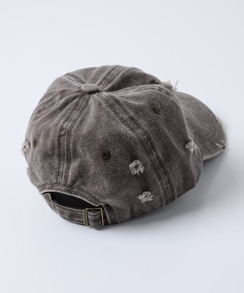 17HR（セブンティーンアワーズ）の「【ユニセックス】ヴィンテージライクキャップ（キャップ・レディース・ブラウン/グリーン系カモフラージュ/ブラック/グレー系カモフラージュ・FREE）」の22枚目の写真