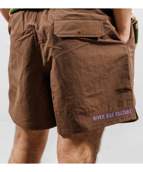 RIVER SIDE CULTURE(リバーサイドカルチャー)の「RIVER SIDE CULTURE/RSC STYLE 水陸両用ショートパンツ (M4)(その他パンツ・メンズ・ブラウン/グリーン/パープル/オレンジ/サックスブルー/チャコールグレー/イエロー/カーキ/ベージュ/ブラック/ネイビー・MEDIUM/LARGE/X-LARGE/FREE)」の13枚目の写真