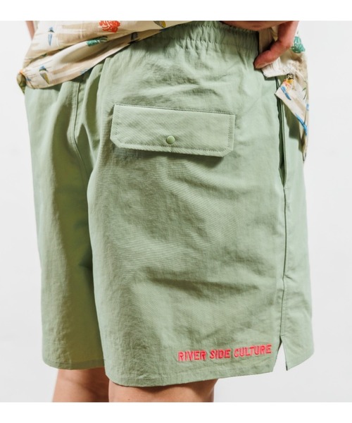 RIVER SIDE CULTURE(リバーサイドカルチャー)の「RIVER SIDE CULTURE/RSC STYLE 水陸両用ショートパンツ (M4)(その他パンツ・メンズ・ブラウン/グリーン/パープル/オレンジ/サックスブルー/チャコールグレー/イエロー/カーキ/ベージュ/ブラック/ネイビー・MEDIUM/LARGE/X-LARGE/FREE)」の14枚目の写真